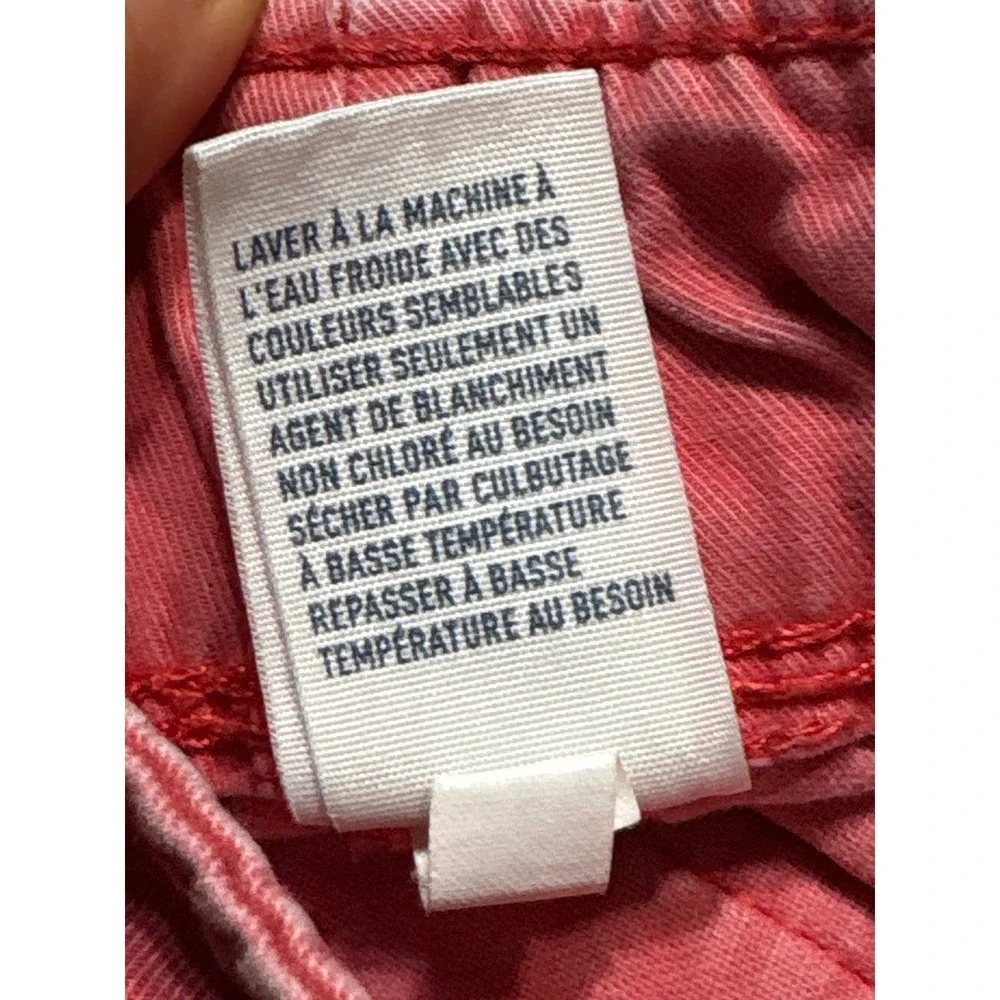 American Eagle Outfitters Prep Shorts Mens 33 Salmon Pink Coral Cotton Casual